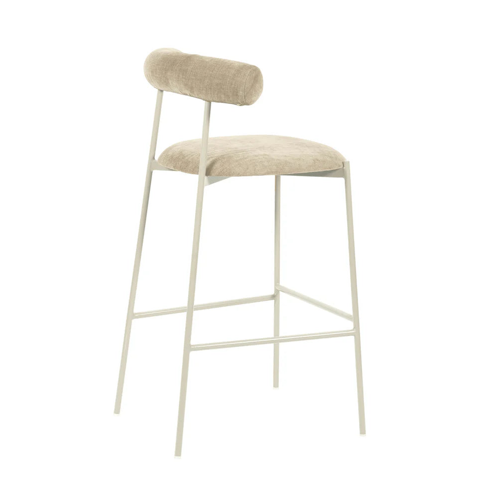 Liliana Mauve Performance Velvet Counter Stool