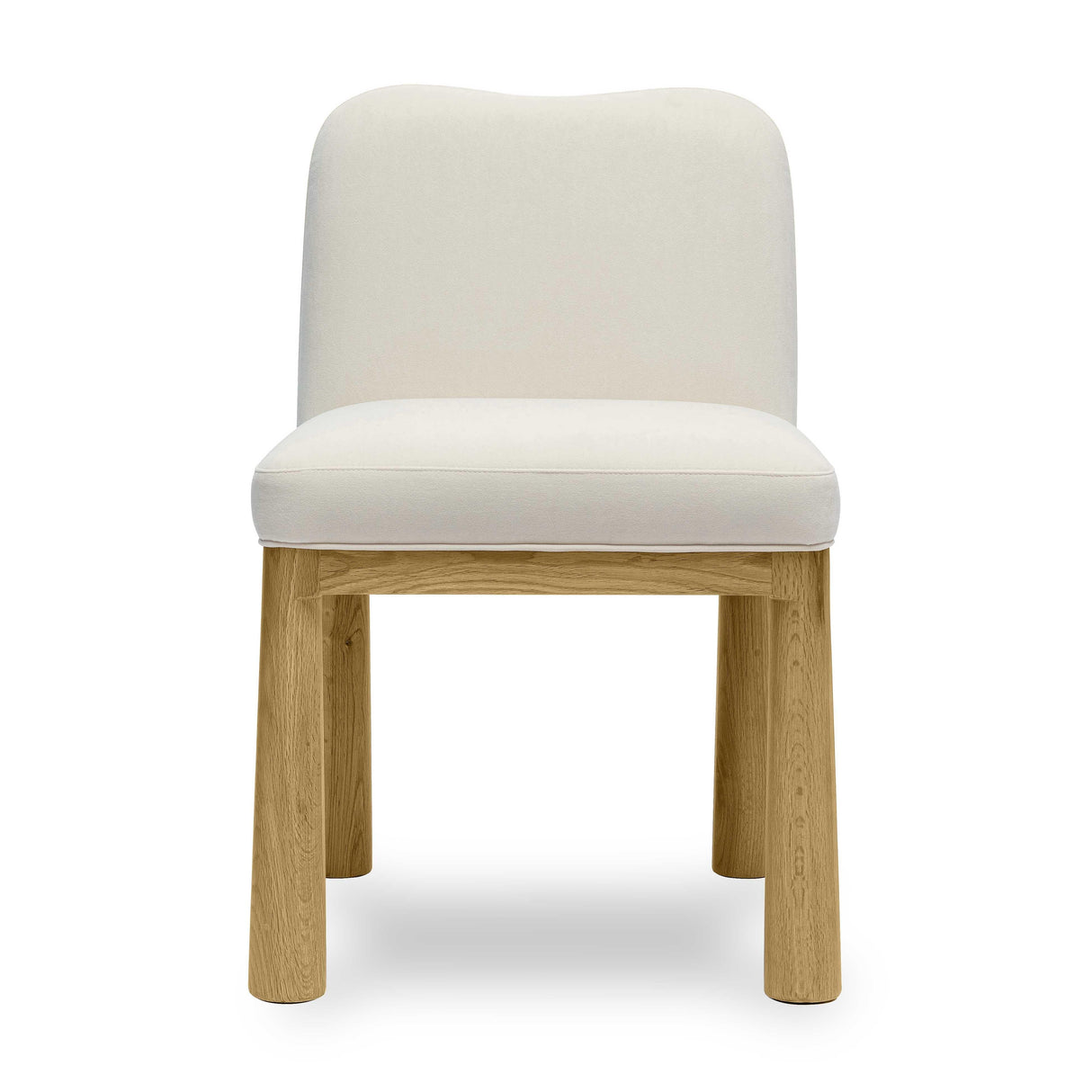 Tiara Performance Velvet and Oak Dining Chair