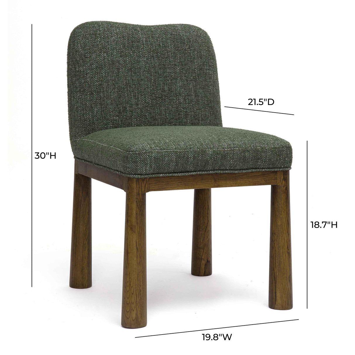 Tiara Performance Basketweave Fabric Dining Chair