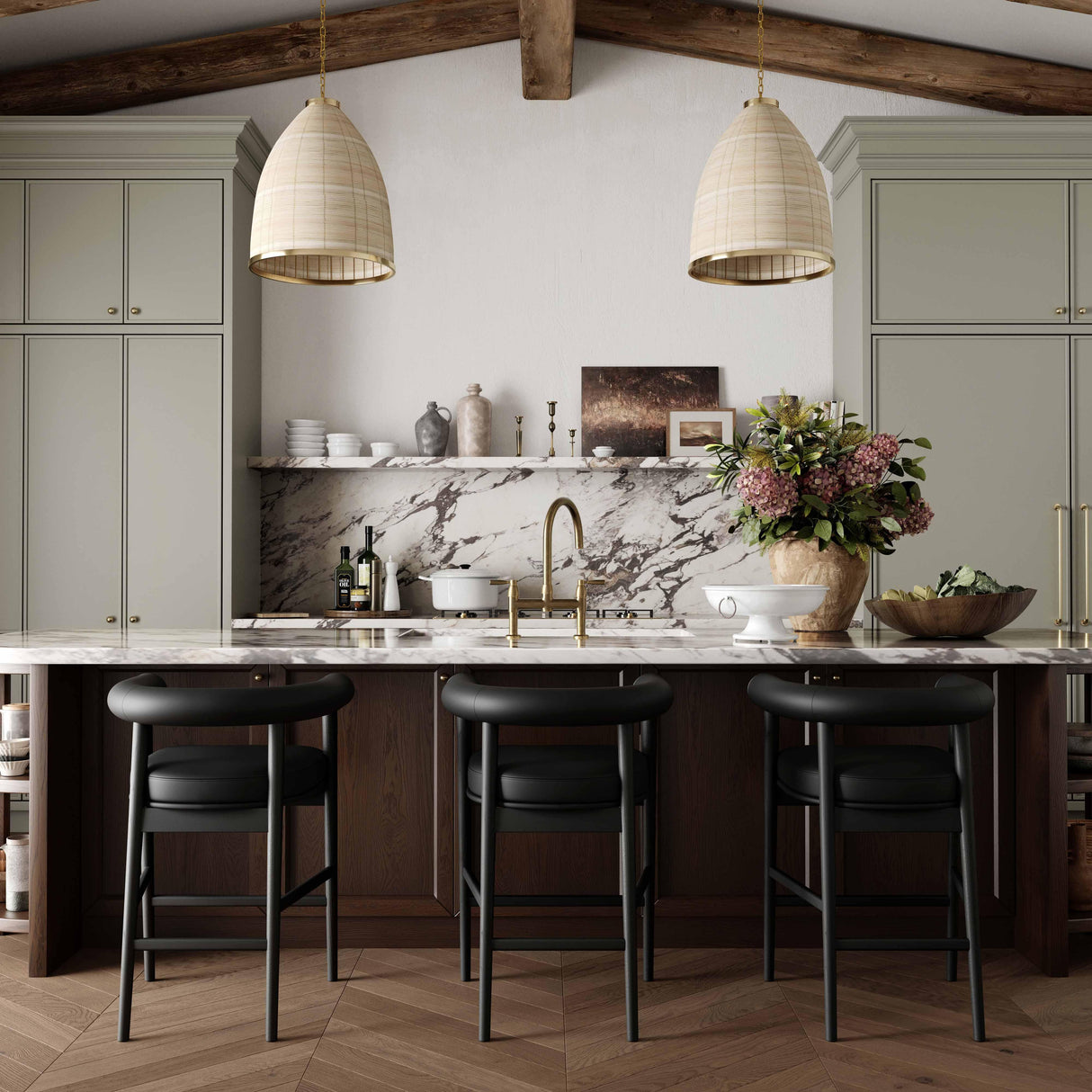 Spara Performance Vegan Leather Counter Stool