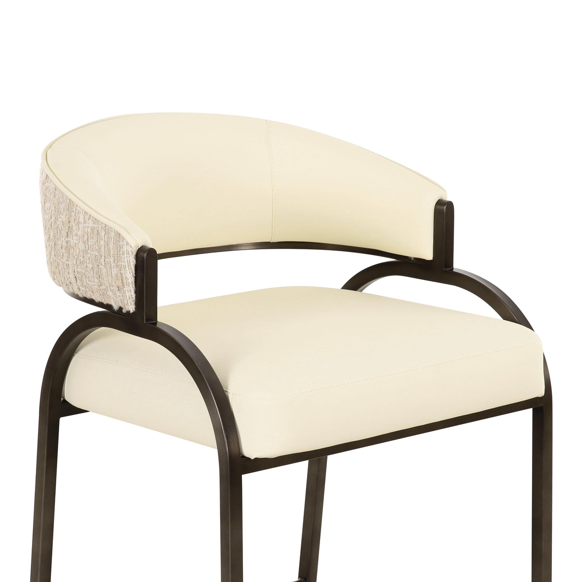 Tatum 2-Tone Performance Vegan Leather Counter Stool - View 5