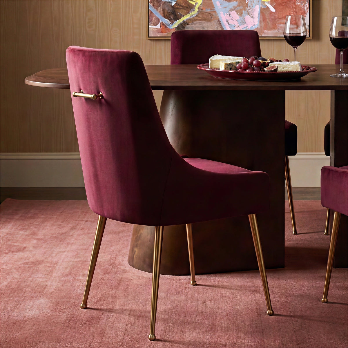 Beatrix Performance Velvet Dining Chair - View 11