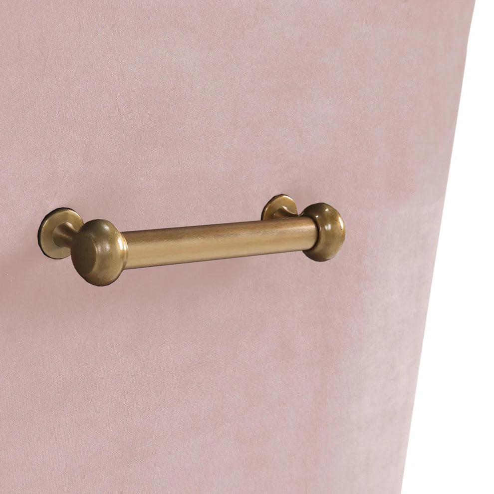 Beatrix Cognac Velvet Side Chair