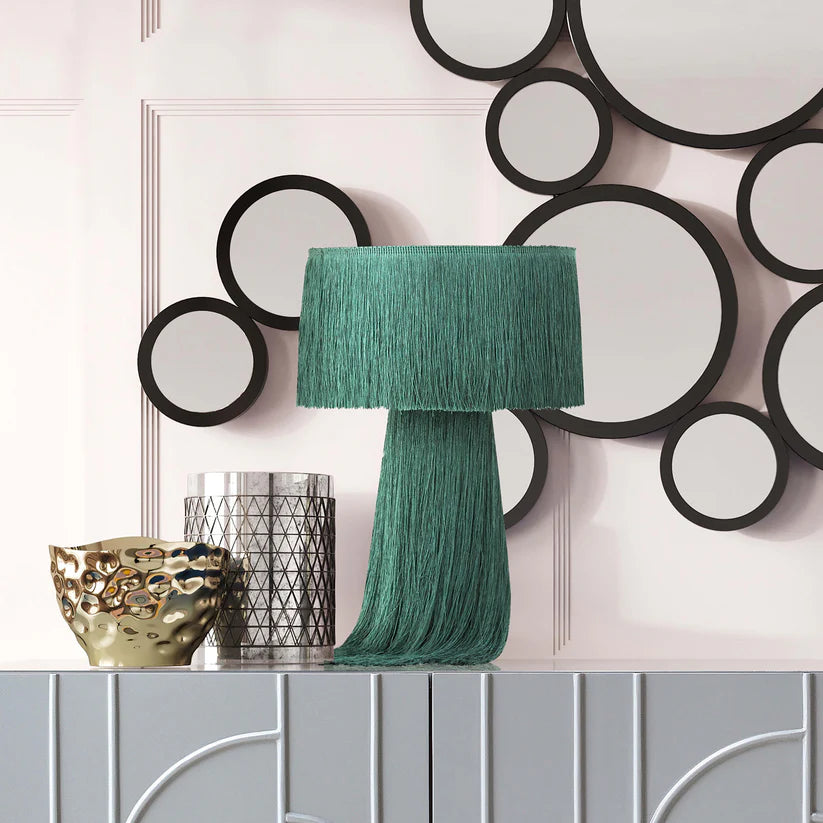 Atolla Cream Tassel Table Lamp