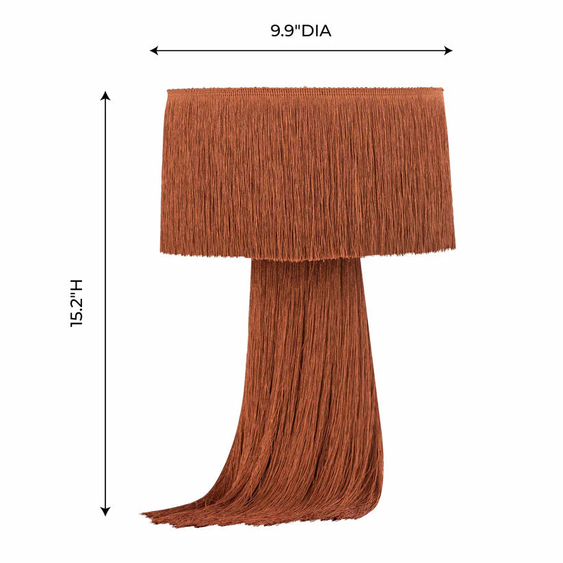 Atolla Cream Tassel Table Lamp