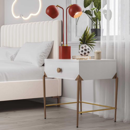 Hubli Table Lamp in Red Terracotta - Statement Iron Accent Lamp with Two-Bulb Design