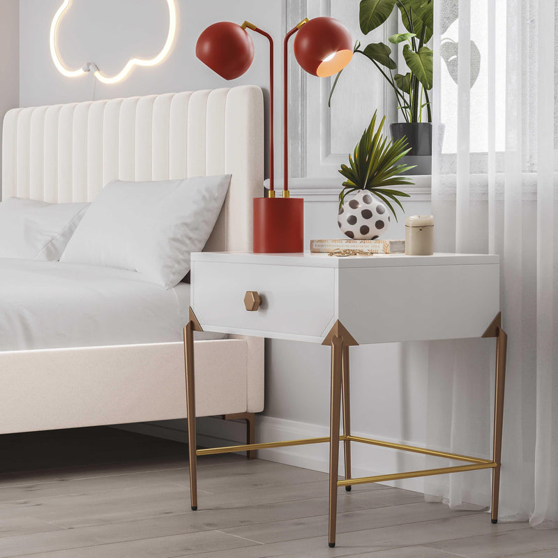 Hubli Table Lamp in Red Terracotta - Statement Iron Accent Lamp with Two-Bulb Design