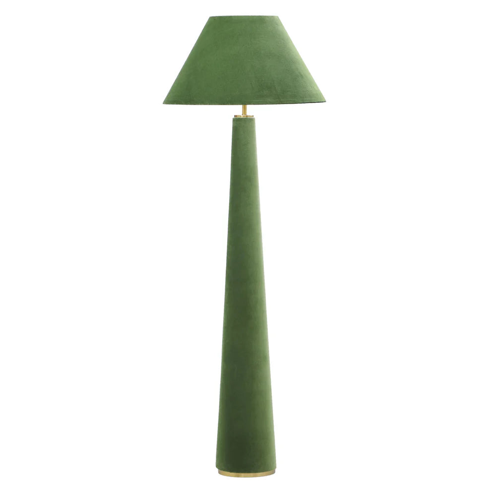 Graham Terracotta Velvet Floor Lamp