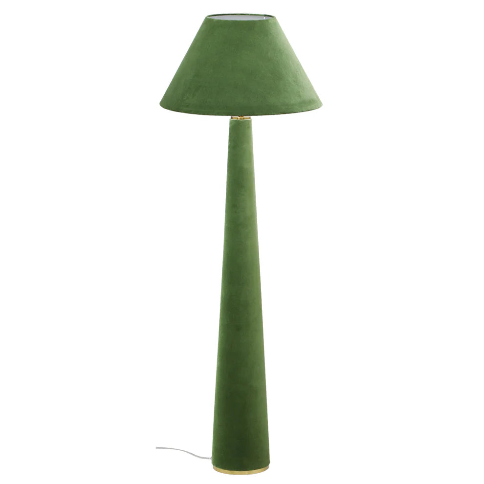 Graham Terracotta Velvet Floor Lamp