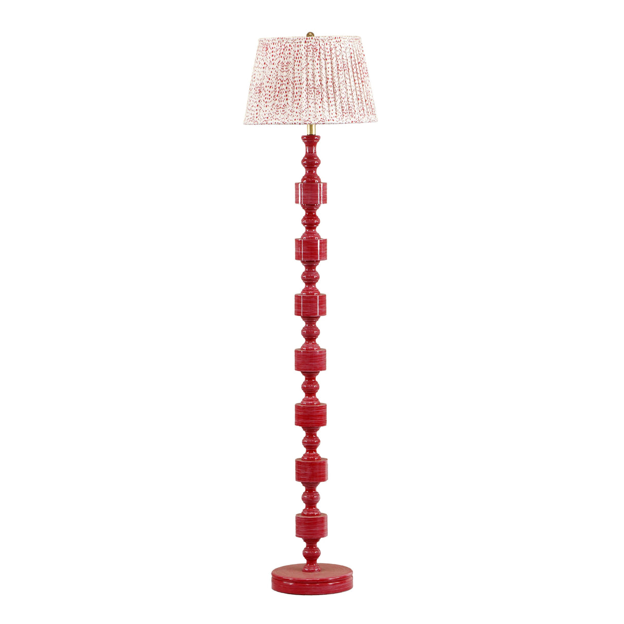 Peggy Pink Spotted Floor Lamp