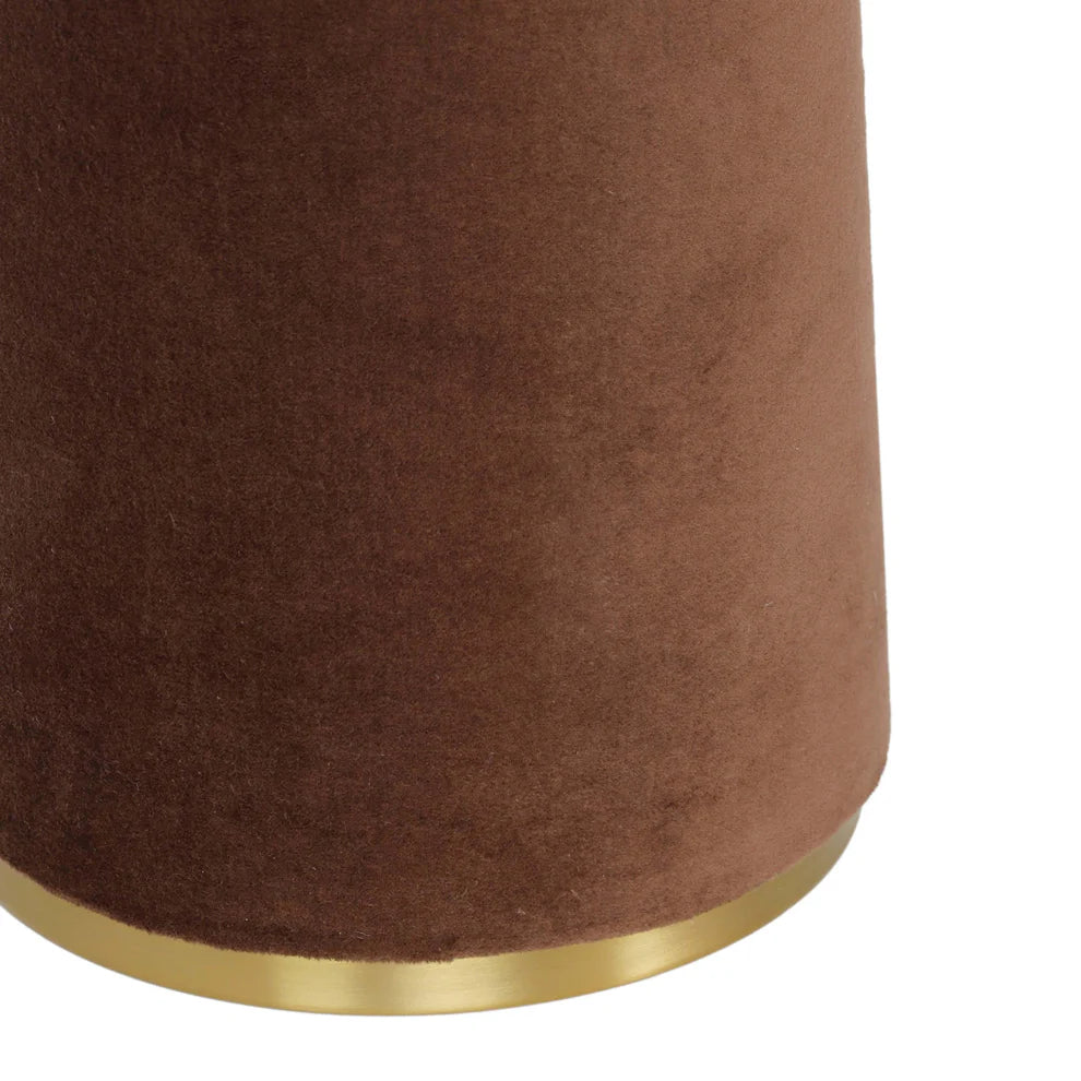 Graham Terracotta Velvet Floor Lamp