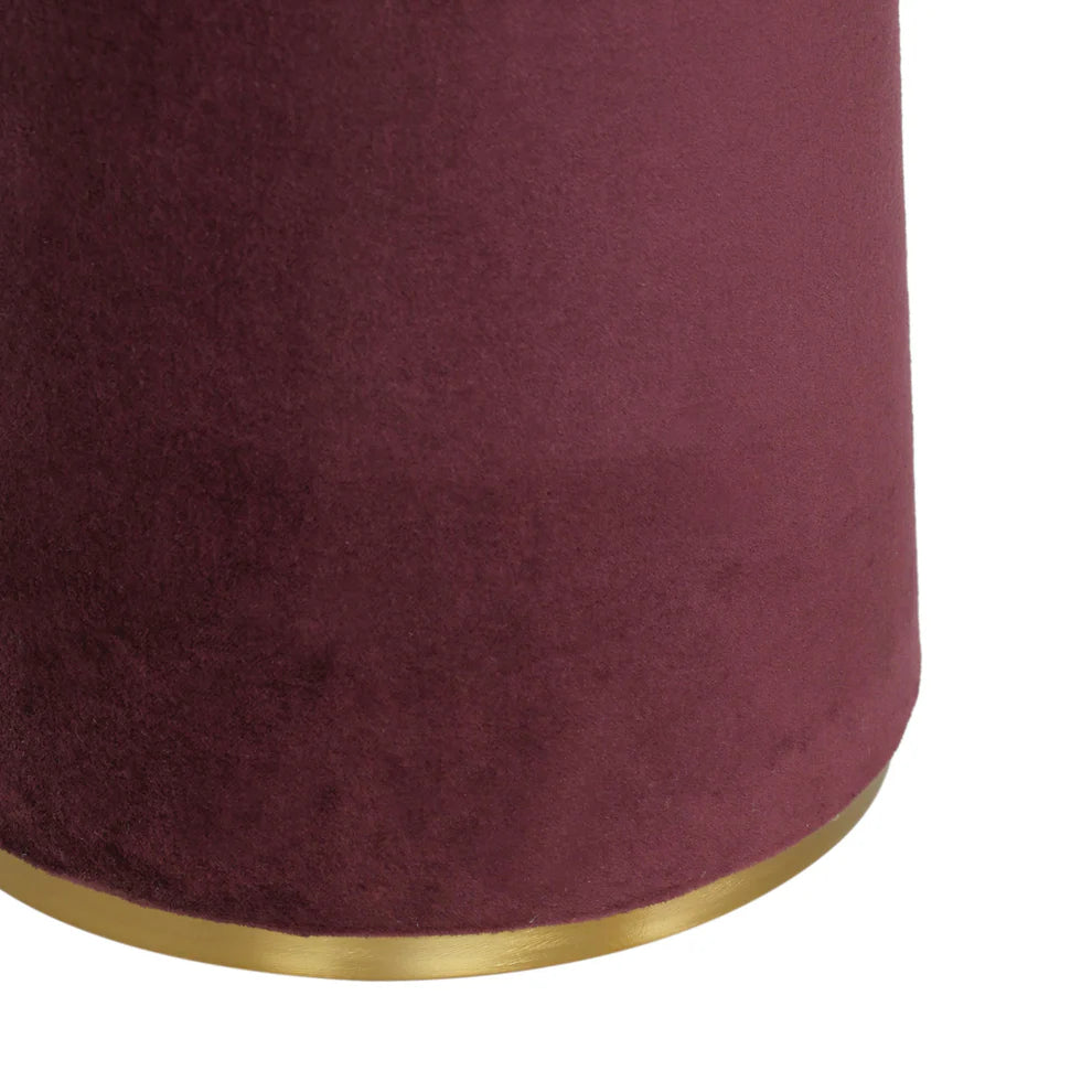 Graham Terracotta Velvet Floor Lamp