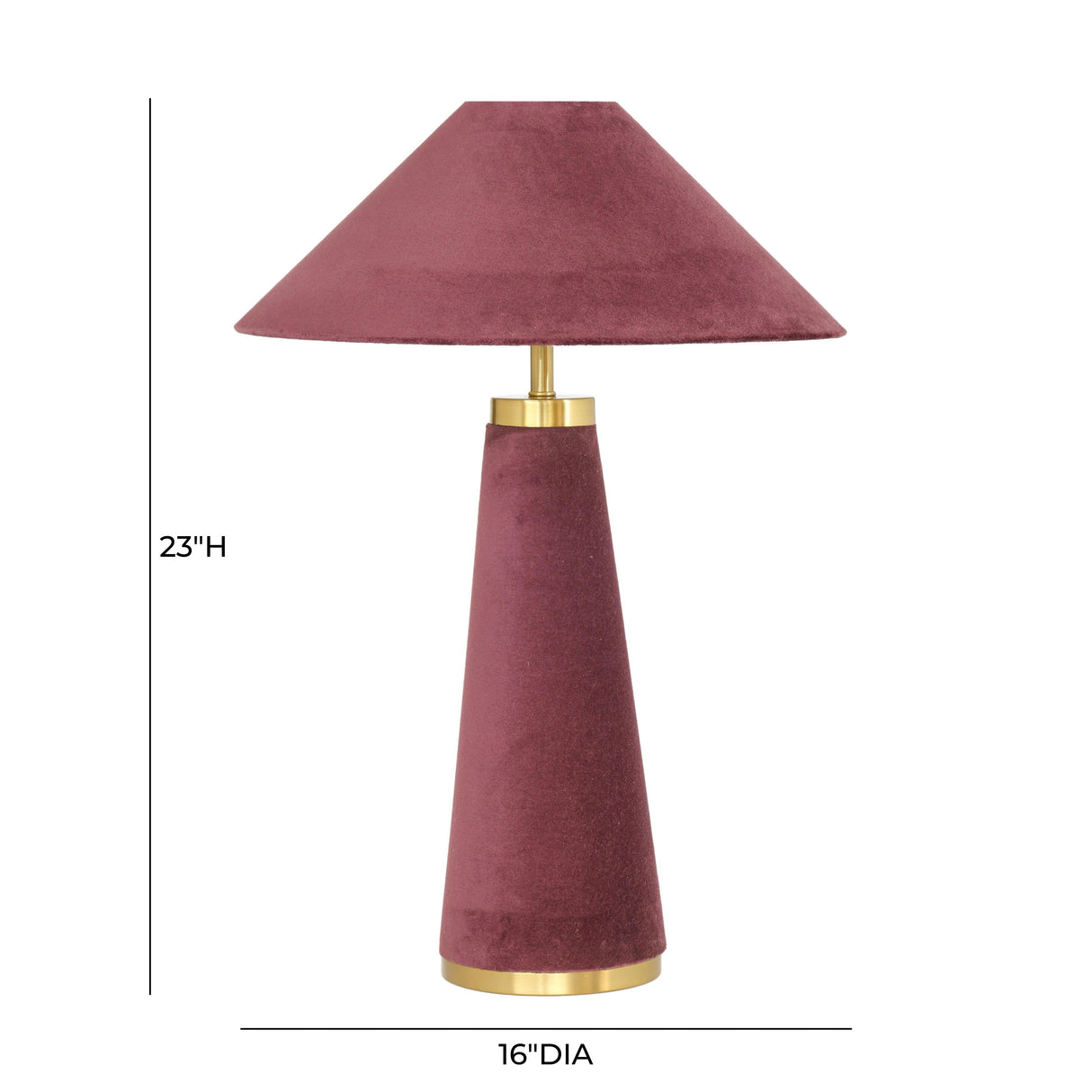 Graham Velvet Table Lamp