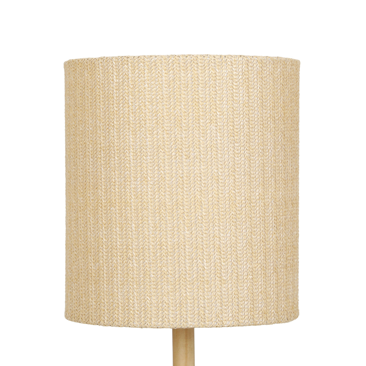 Lamia Natural Burl and Raffia Contract-Grade Table Lamp - View 5