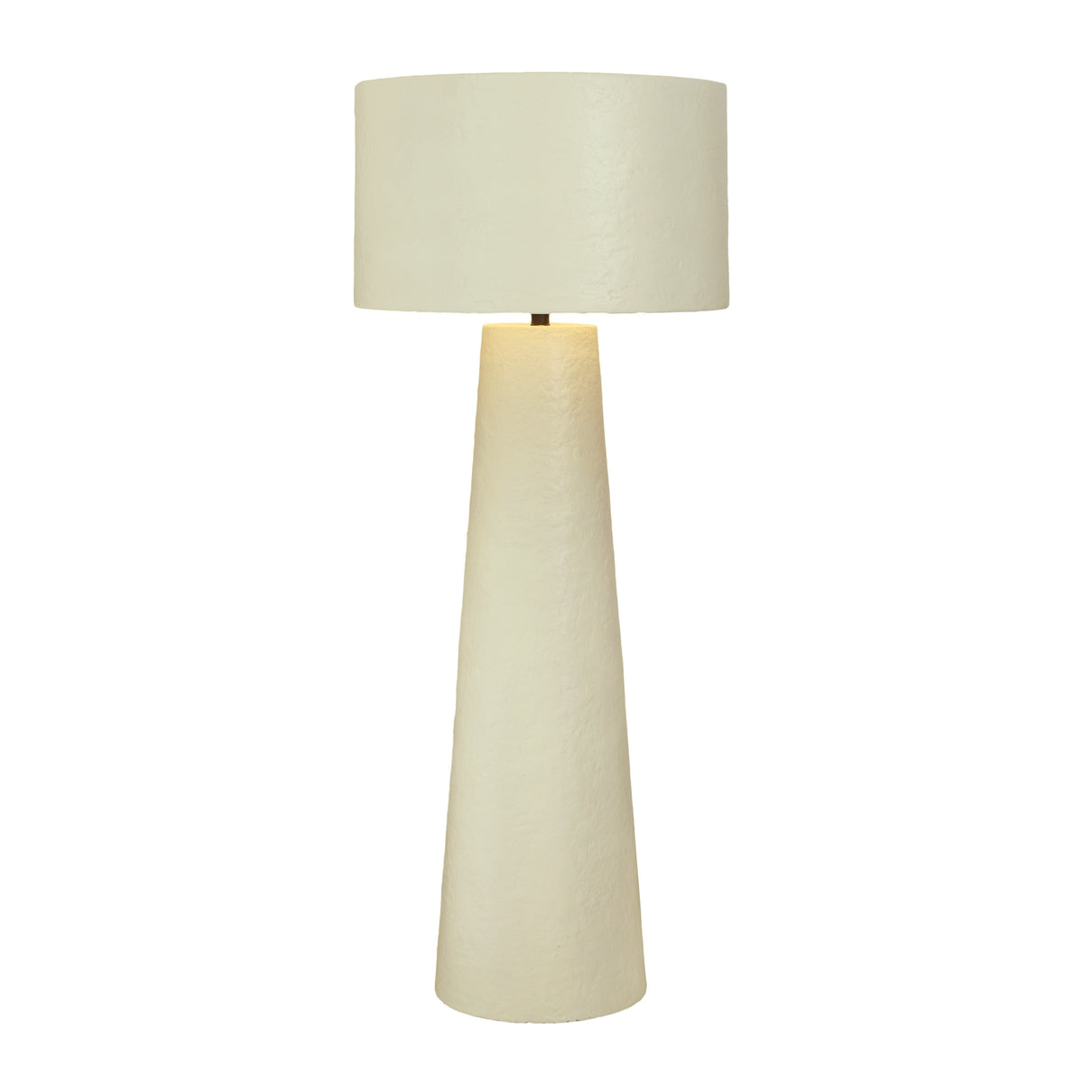 Yala Cream Papier Mache Floor Lamp - View 3