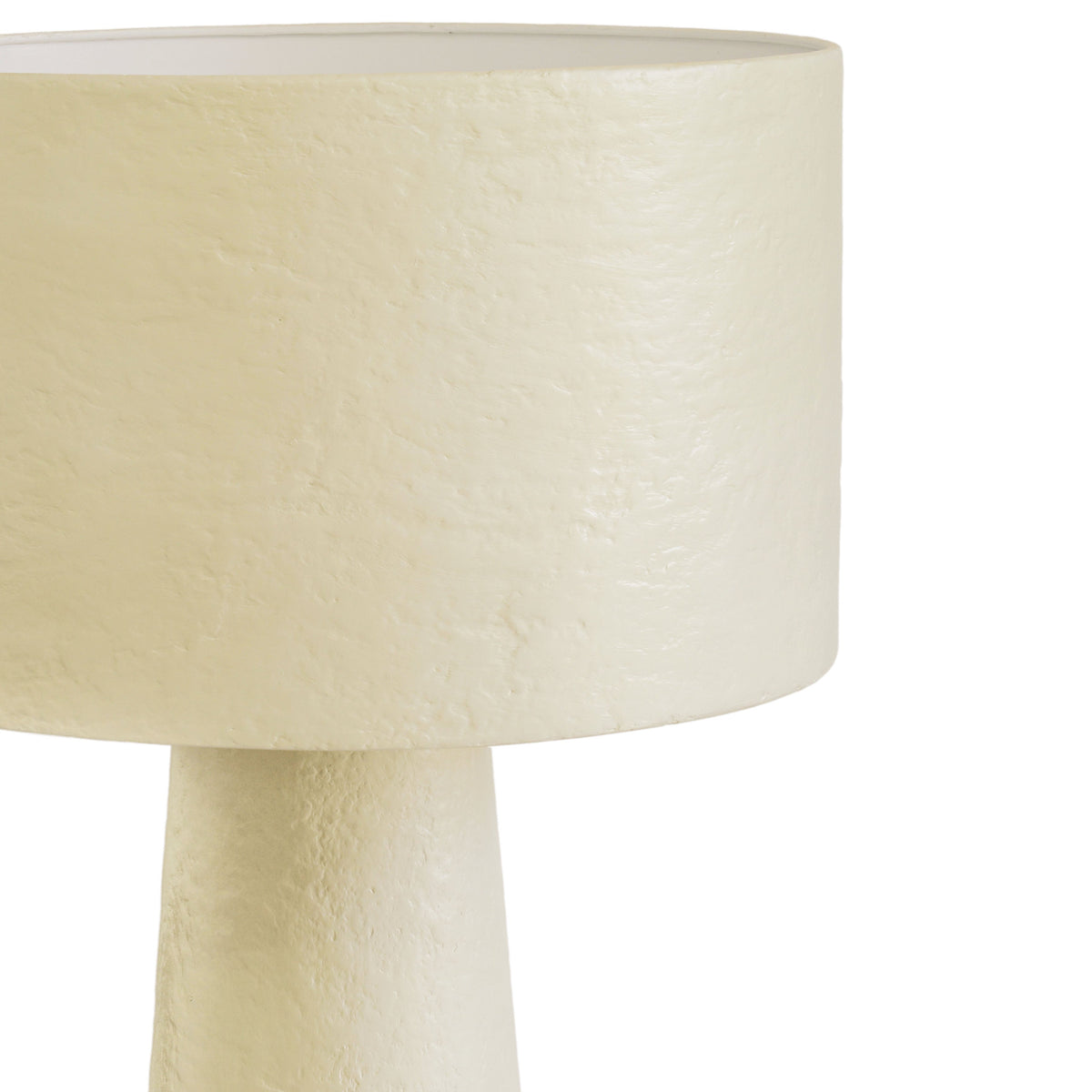 Yala Cream Papier Mache Floor Lamp - View 4