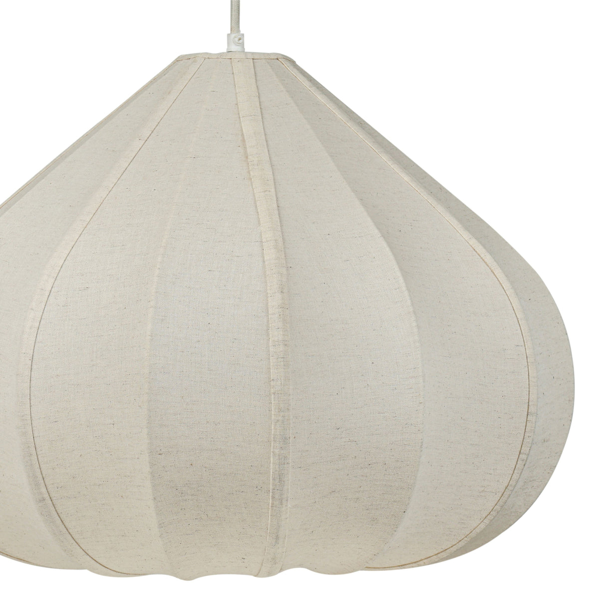 Zubeda Cotton Teardrop Pendant Lamp - View 11