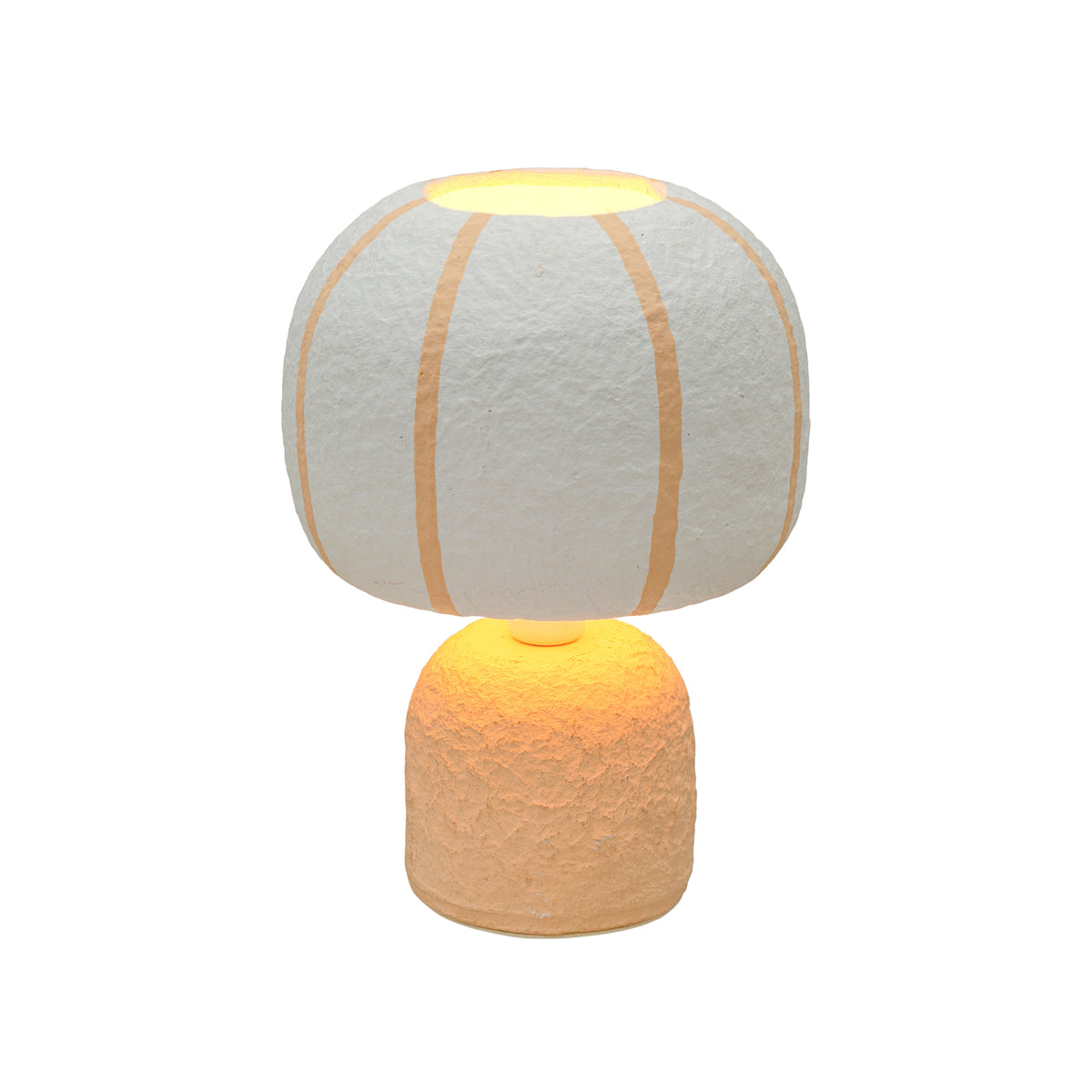 Margate Cotton Mache Table Lamp - View 9