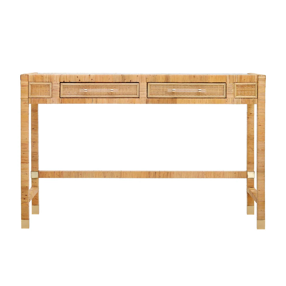 Amara Natural Rattan Desk