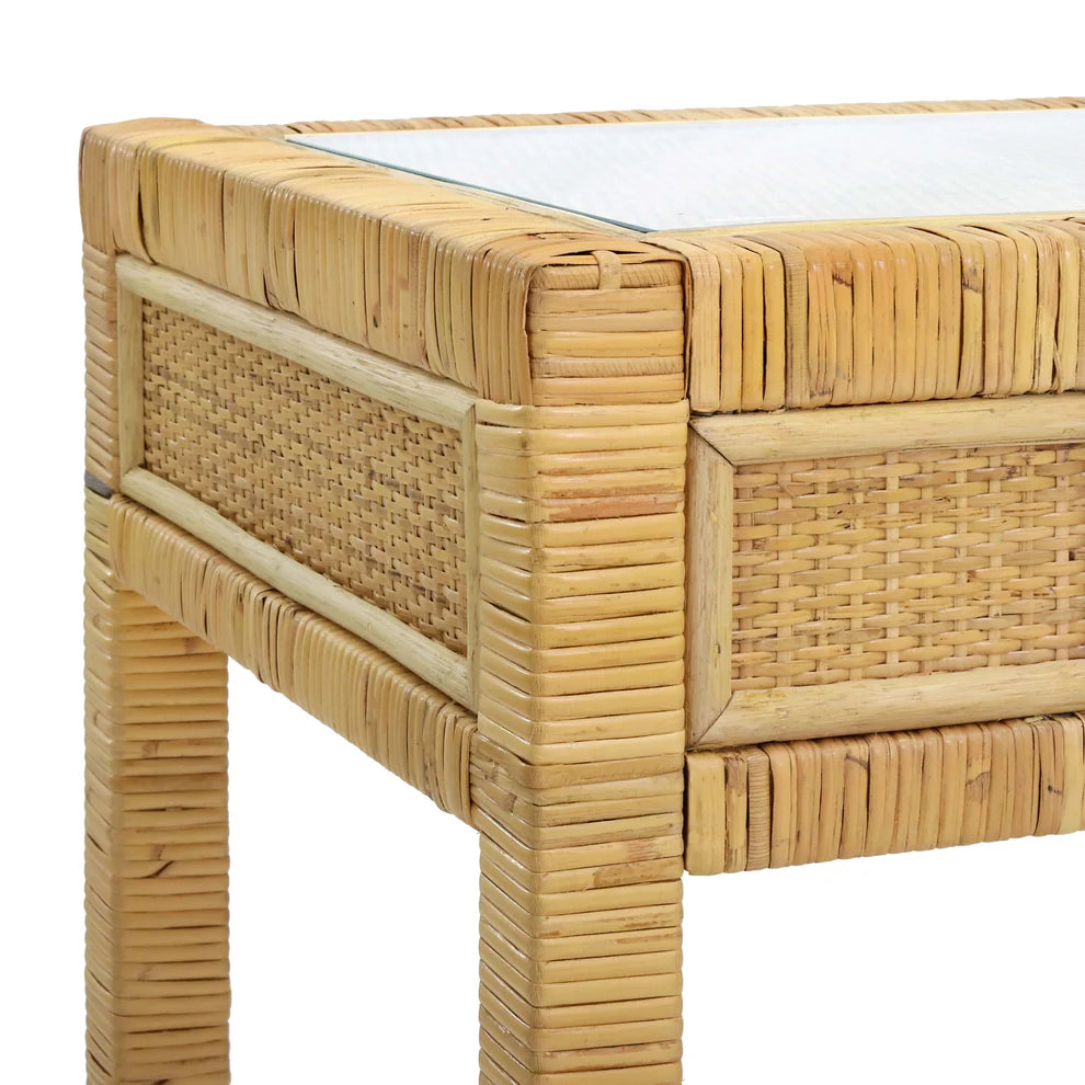 Amara Natural Rattan Desk