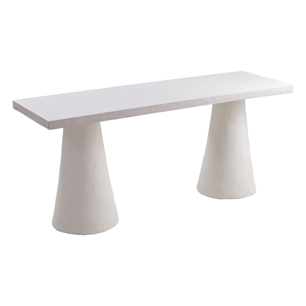 Dayana 68.5" Desk in Faux Plaster