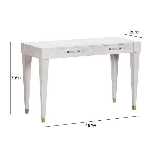 Brandyss Natural Burl Work Desk