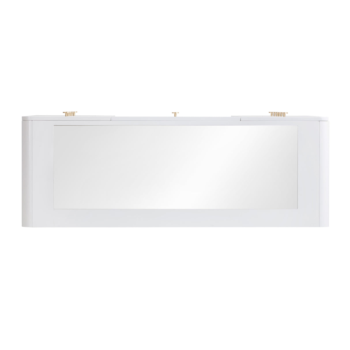 Hollywood 56" White 13-Drawer Vanity Desk