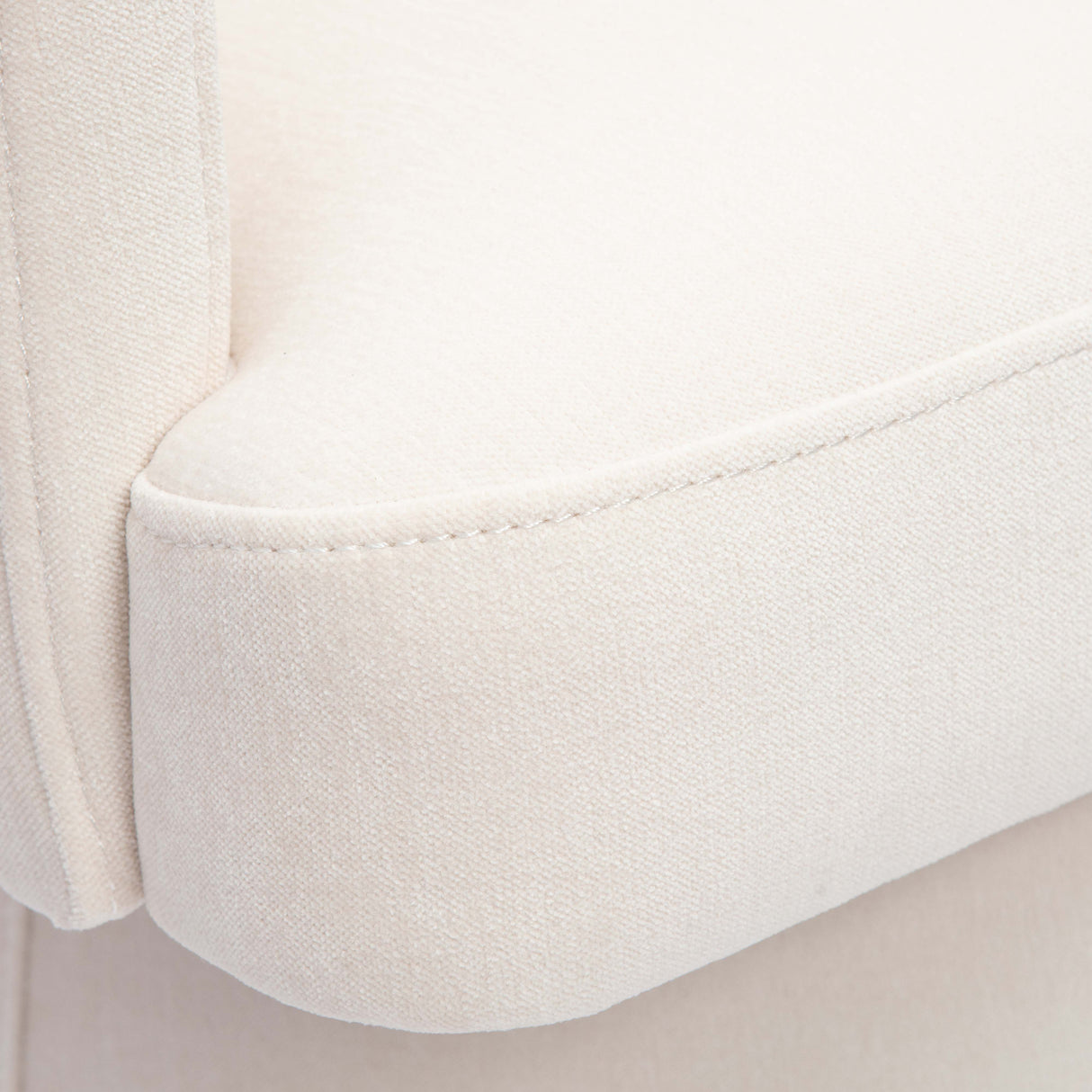 Kristen Upcycled Chenille Rolling Desk Chair