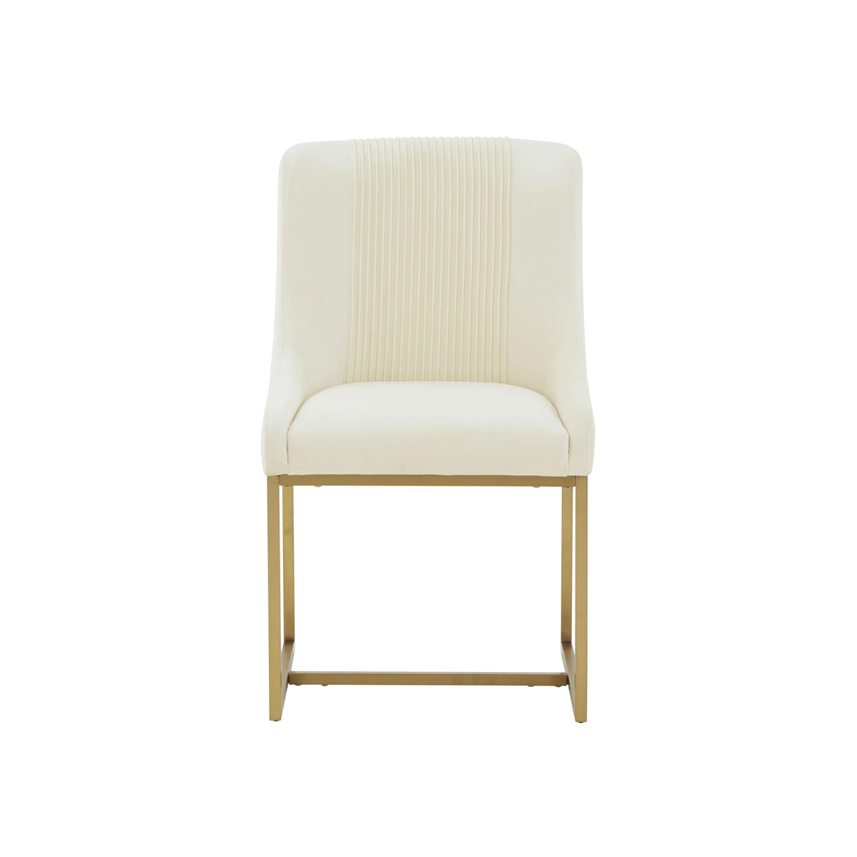Lisa Pleated Velvet Dining Chair