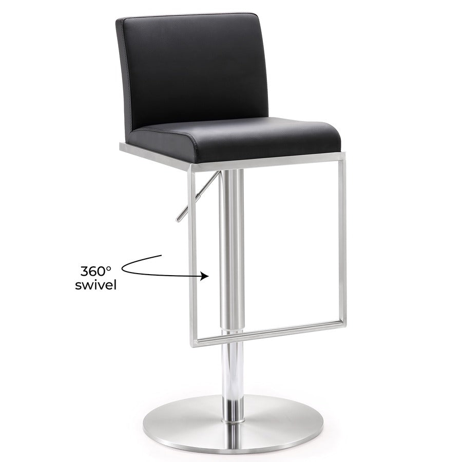 Amalfi Performance Vegan Leather Adjustable Stool