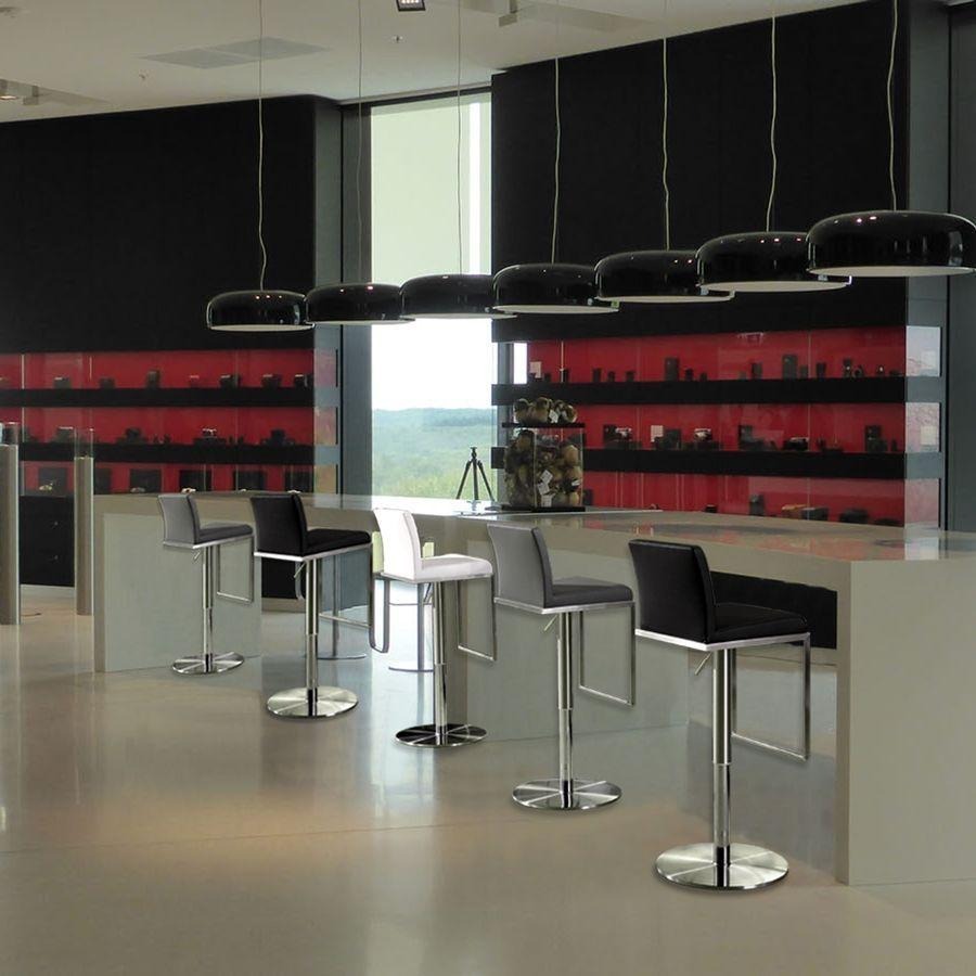 Amalfi Performance Vegan Leather Adjustable Stool