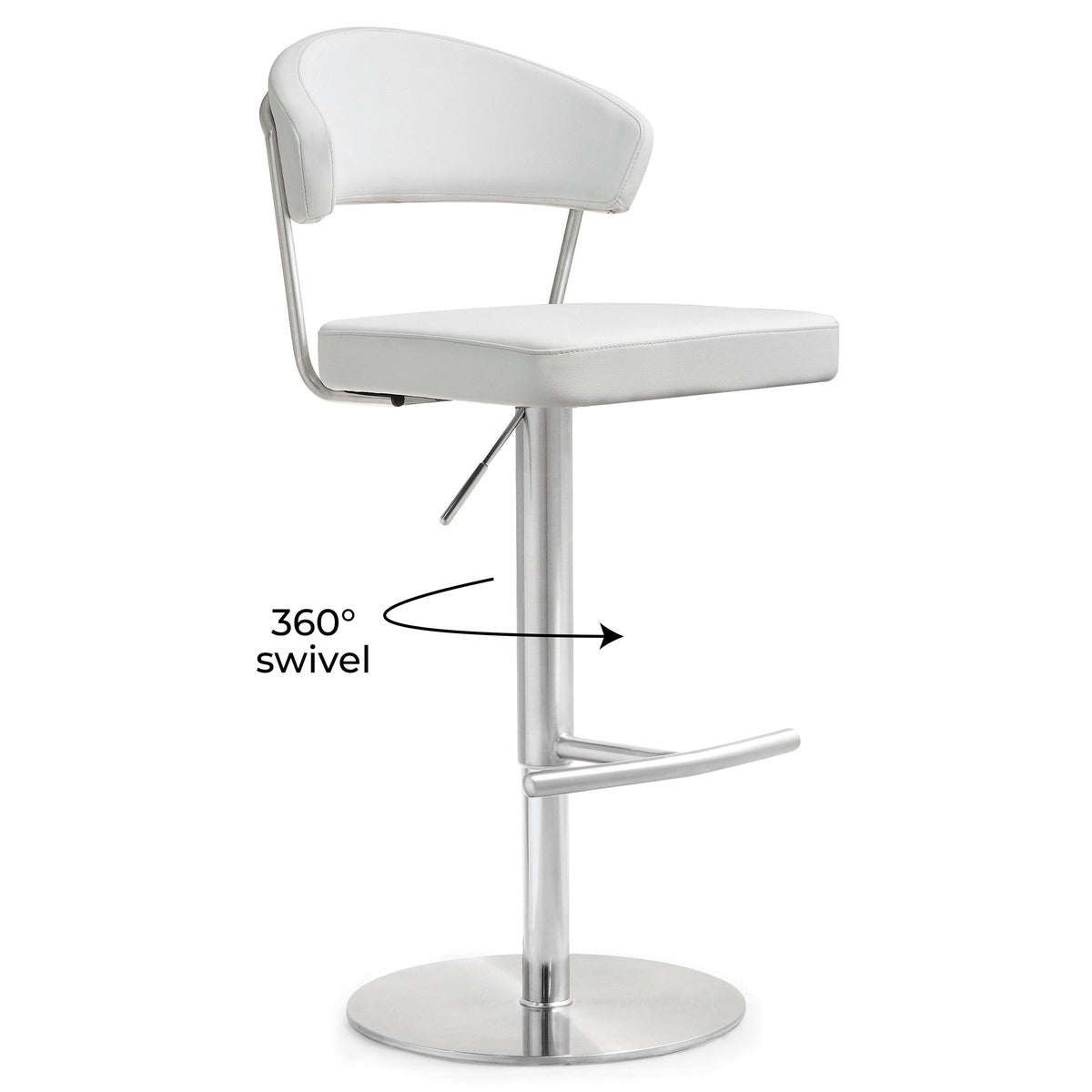 Cosmo Performance Vegan Leather Adjustable Stool