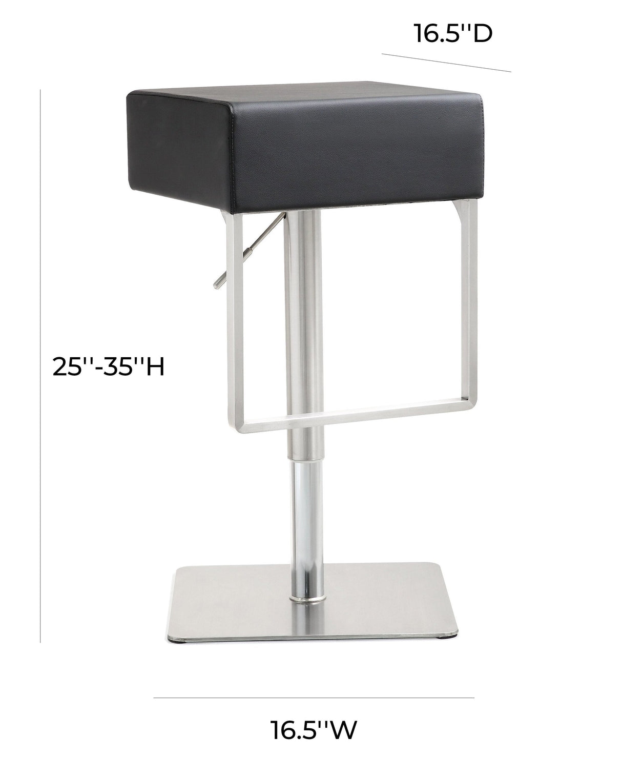Seville Performance Vegan Leather Adjustable Stool