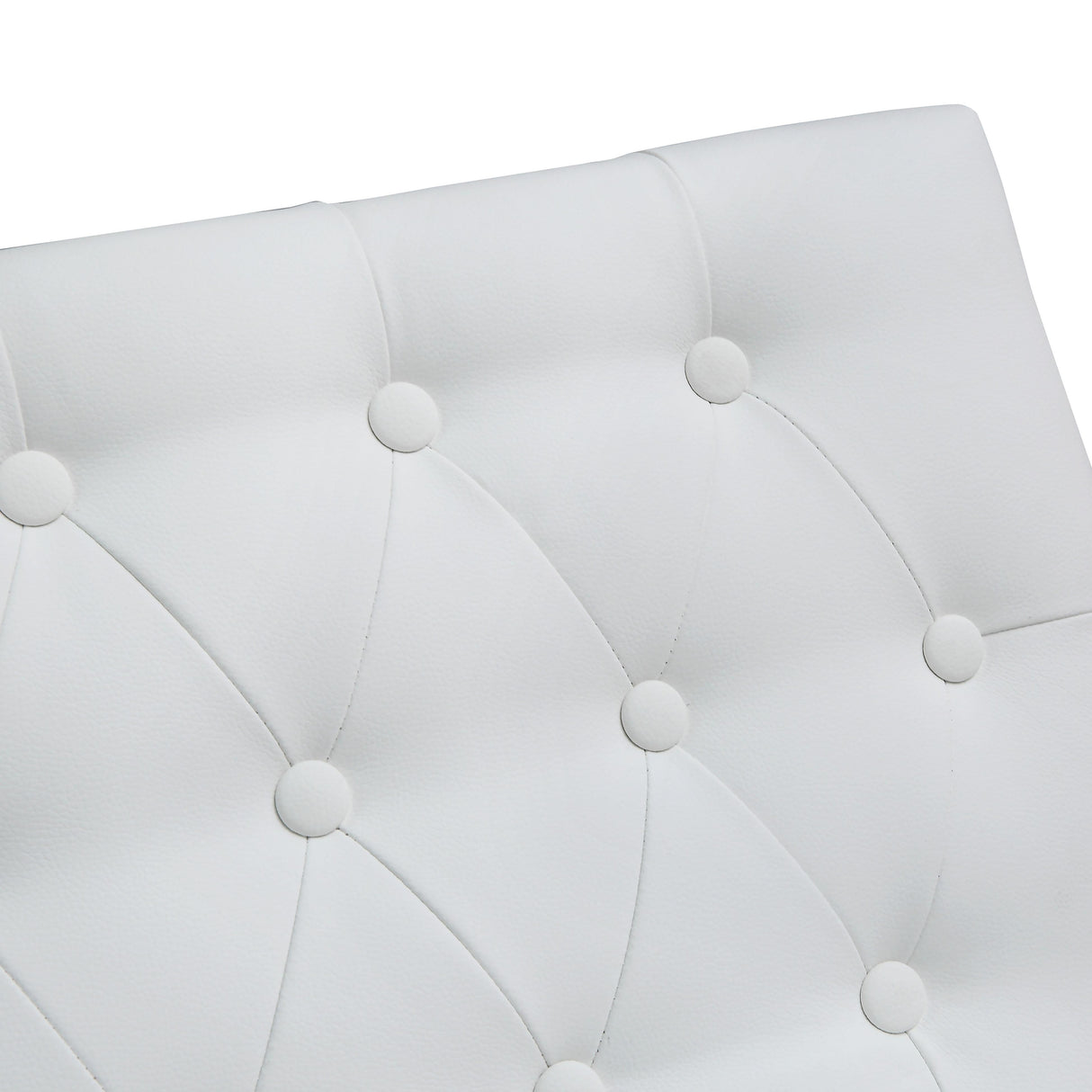 Helsinki White Performance Vegan Leather Stool - Set of 2