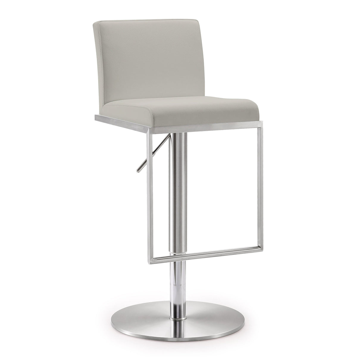 Amalfi Performance Vegan Leather Adjustable Stool - View 1