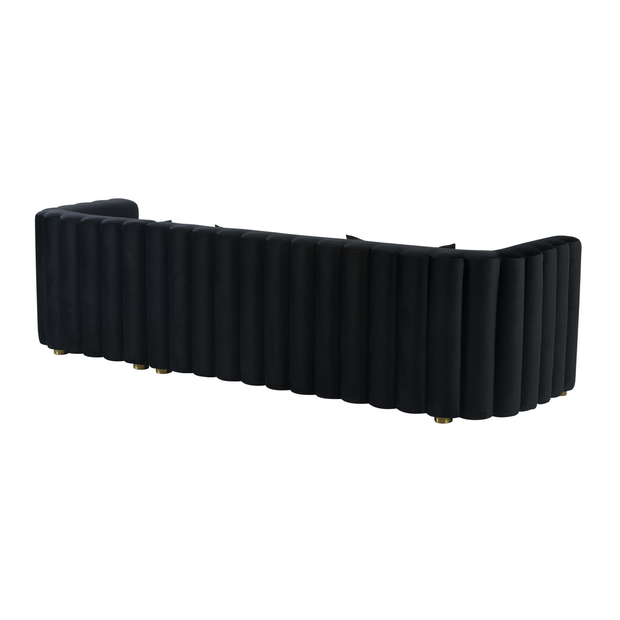 Callie 2-Piece Velvet L-Shaped Sectional