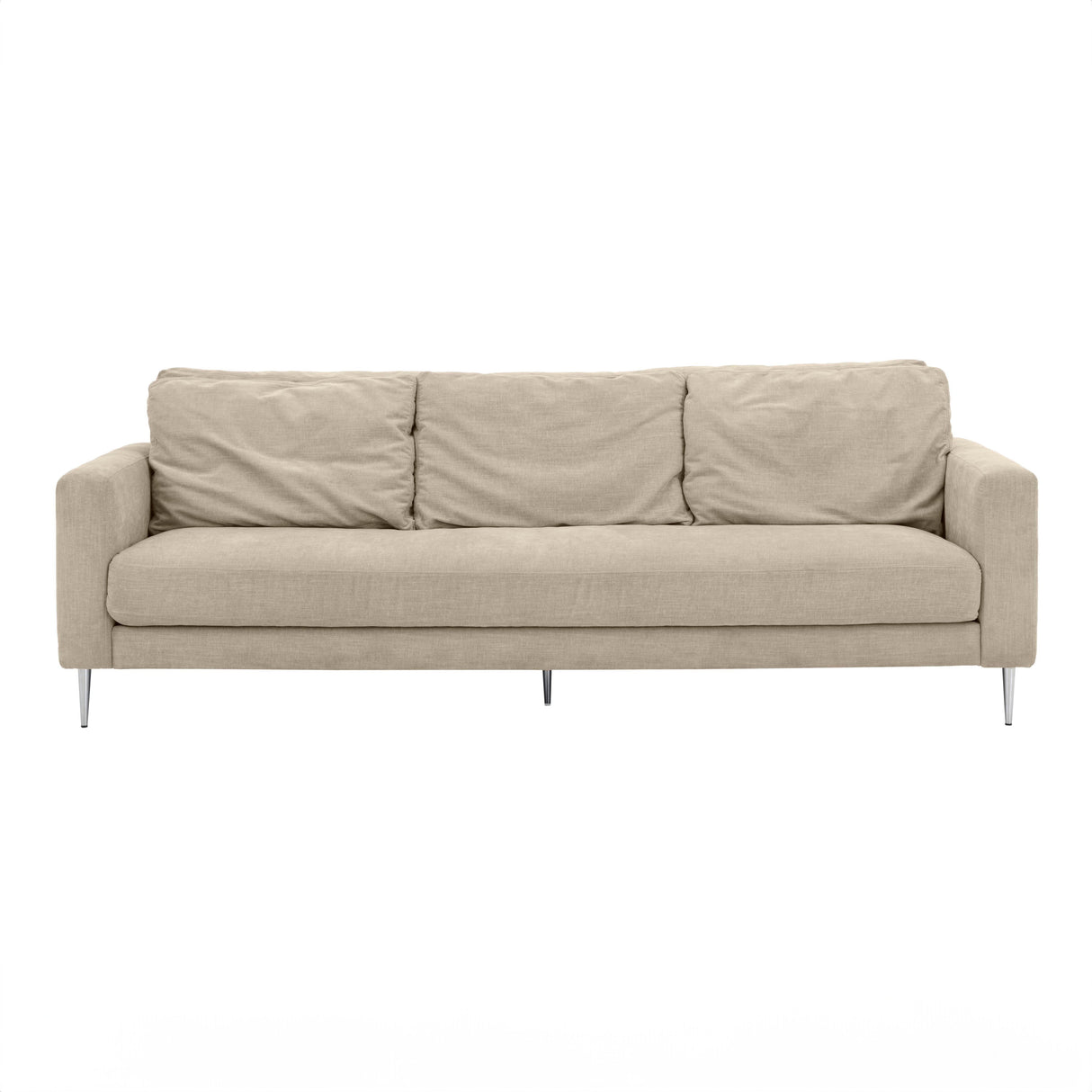 Vari 90" Textured Velvet Lounge Sofa