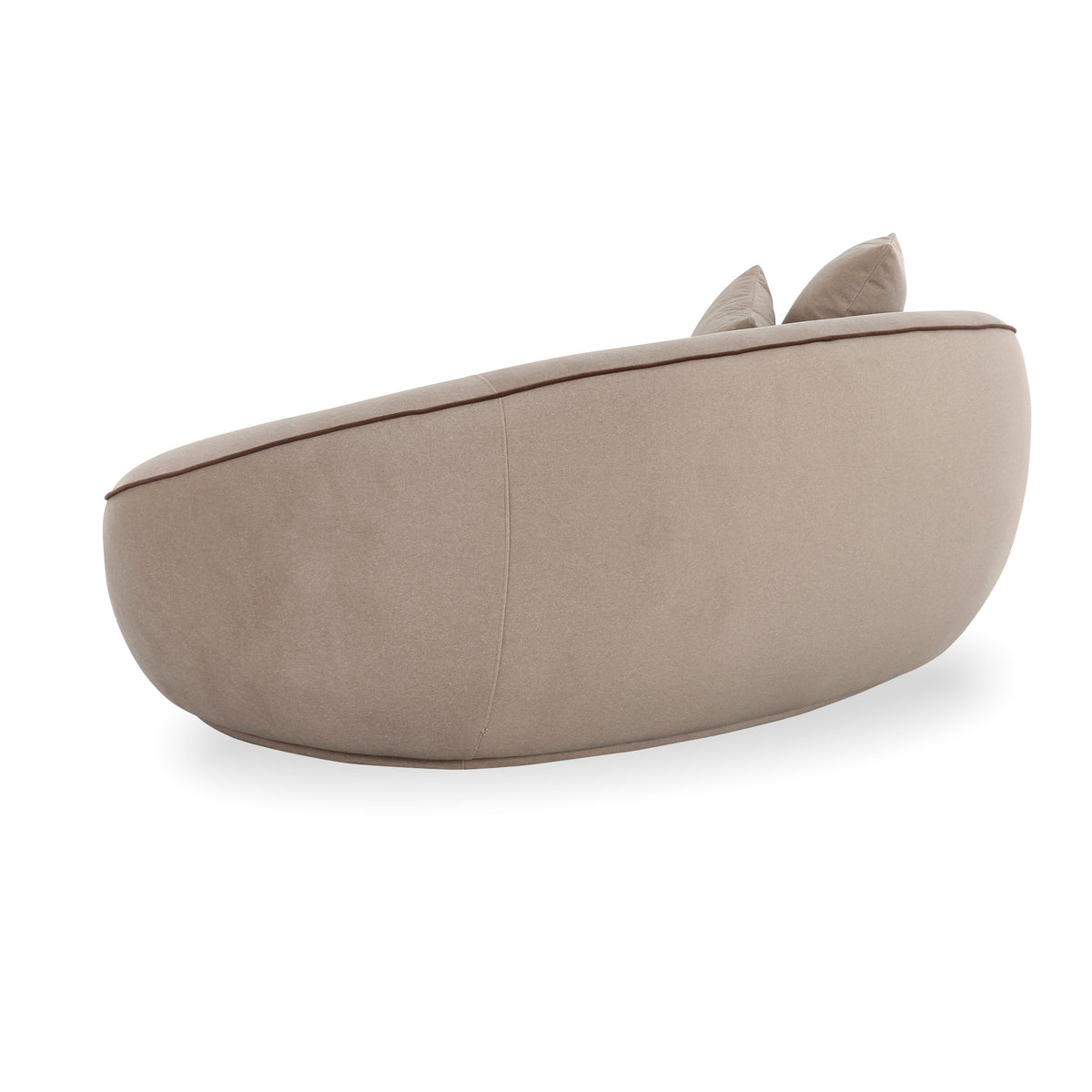 Jenny 78" Taupe Performance Faux Mohair Loveseat - View 5