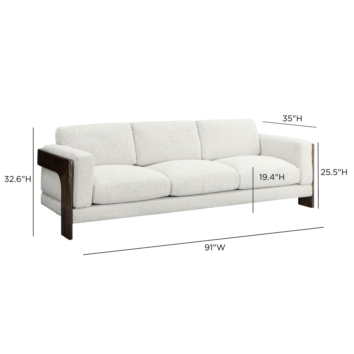 Elyn 91" Sofa - View 14