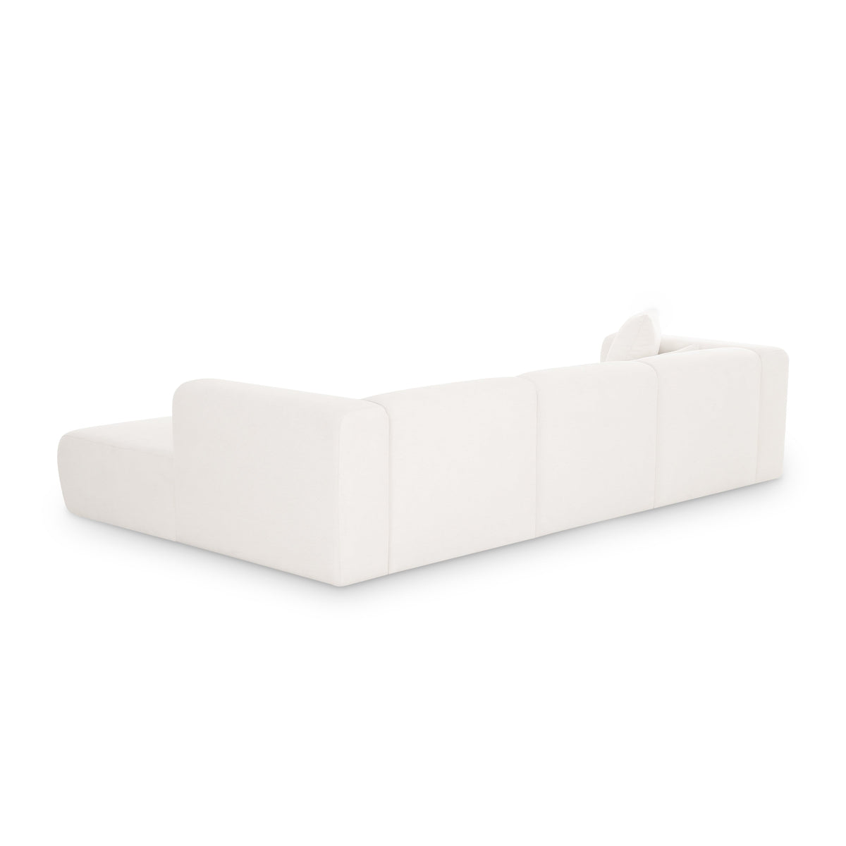 Tarra 3-Piece Cream Performance Chenille Modular Sectional - View 4