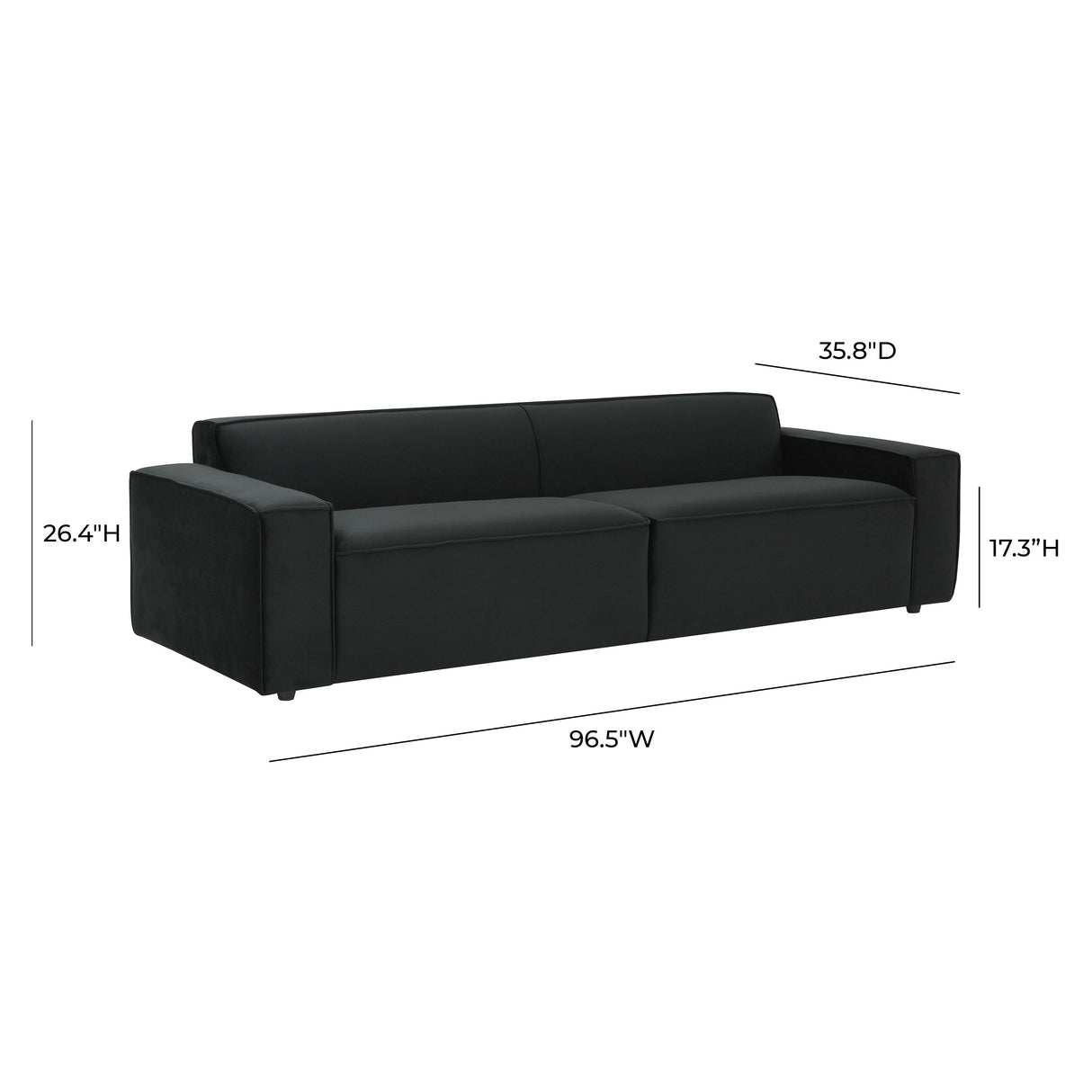 Olafur 96.5" Upholstered Sofa