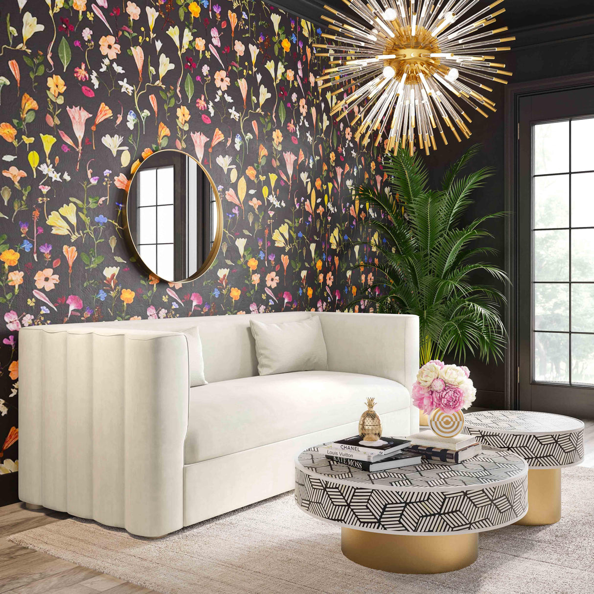 Callie 84" Velvet Sofa