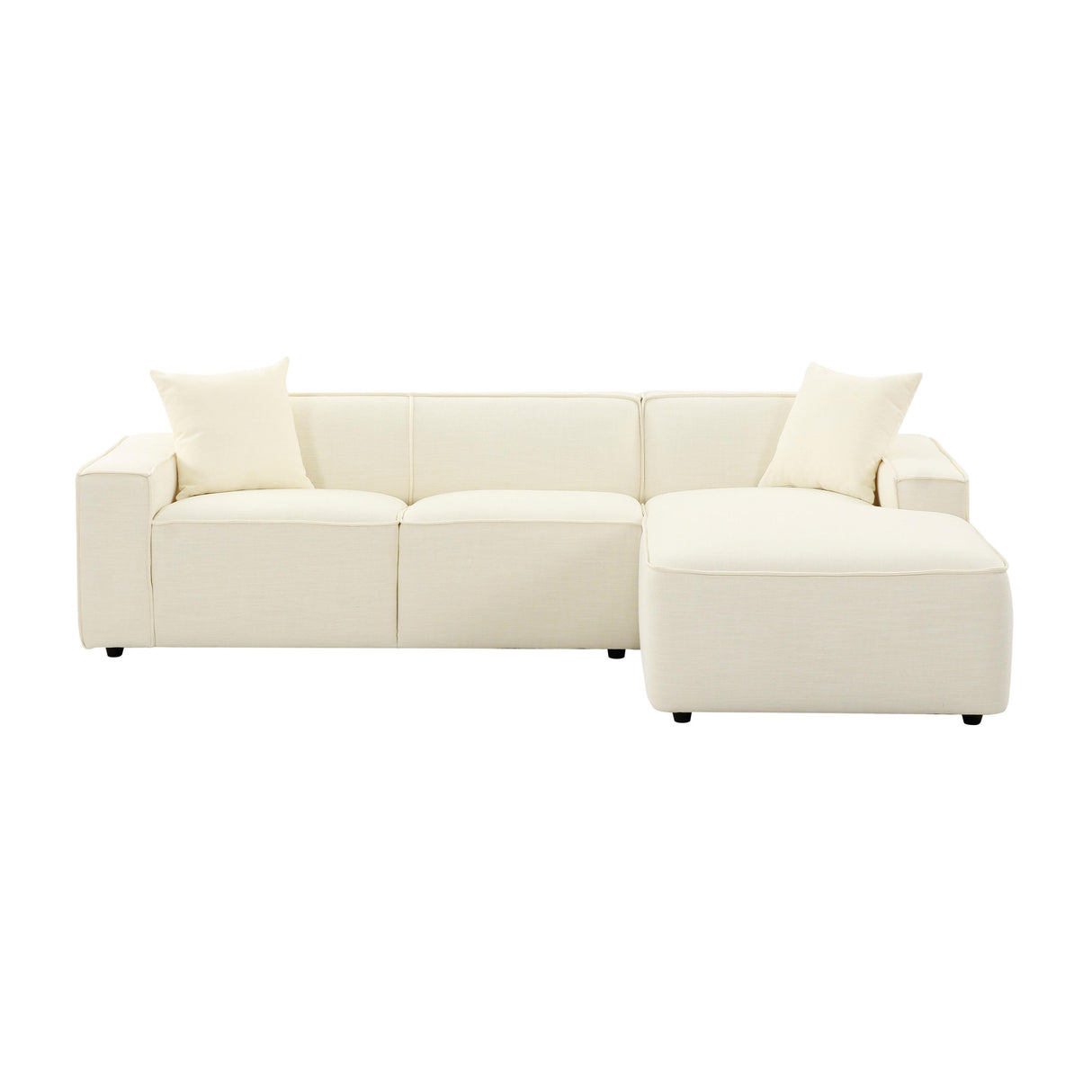 Olafur 2-Piece Upholstered L-Shaped Sectional