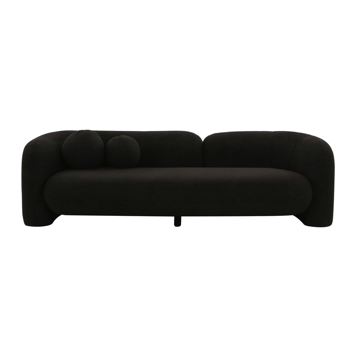 Amelie 91" Faux Fur Sofa
