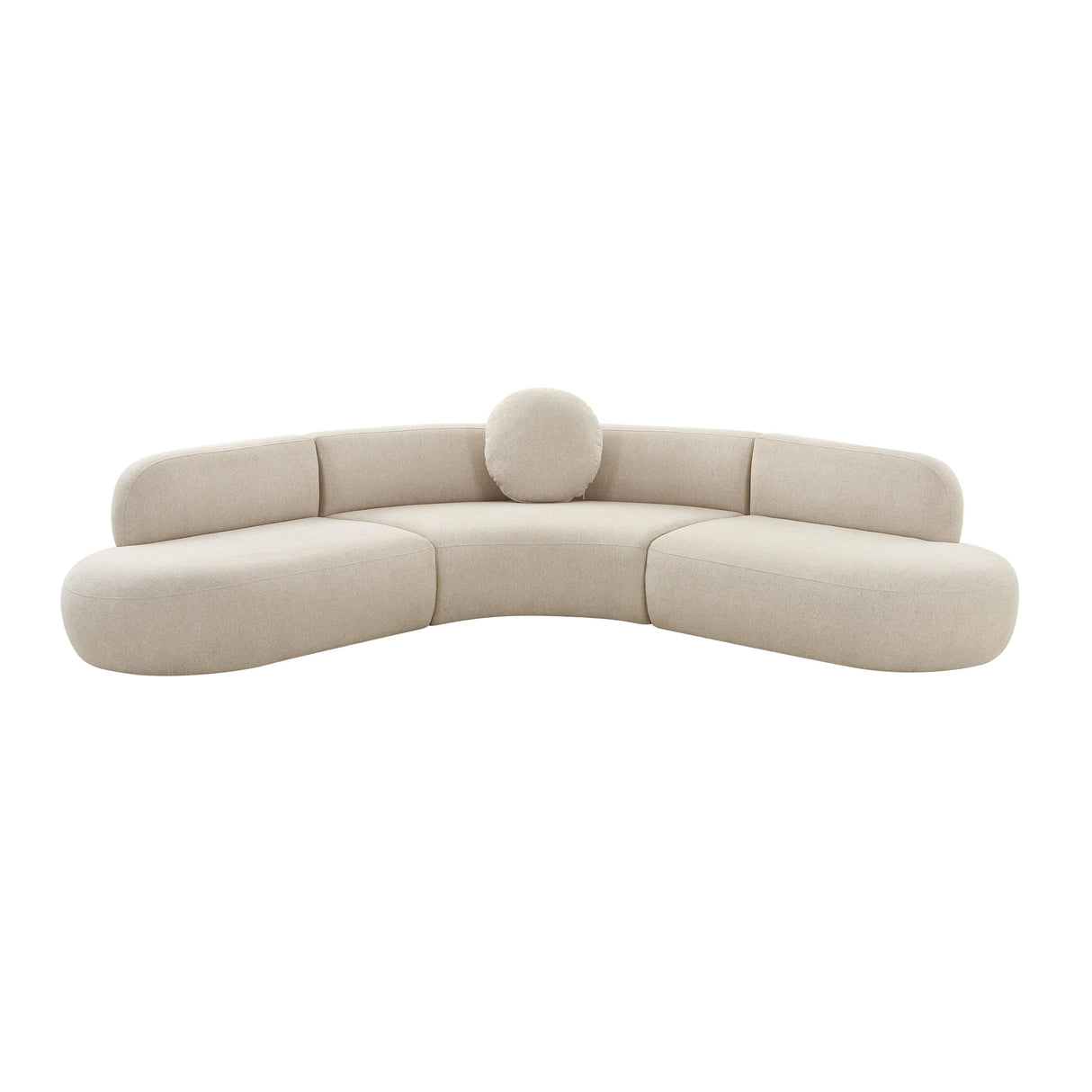 Broohah 3-Piece Upholstered L-Shaped Sectional