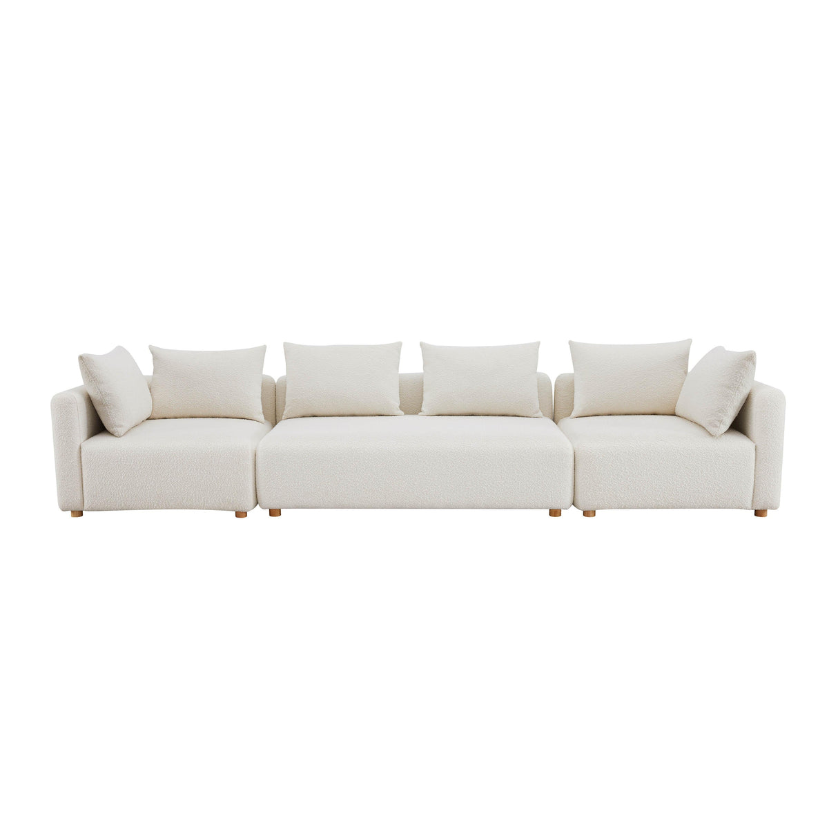 Hangover 145" Cream Boucle Long Sofa