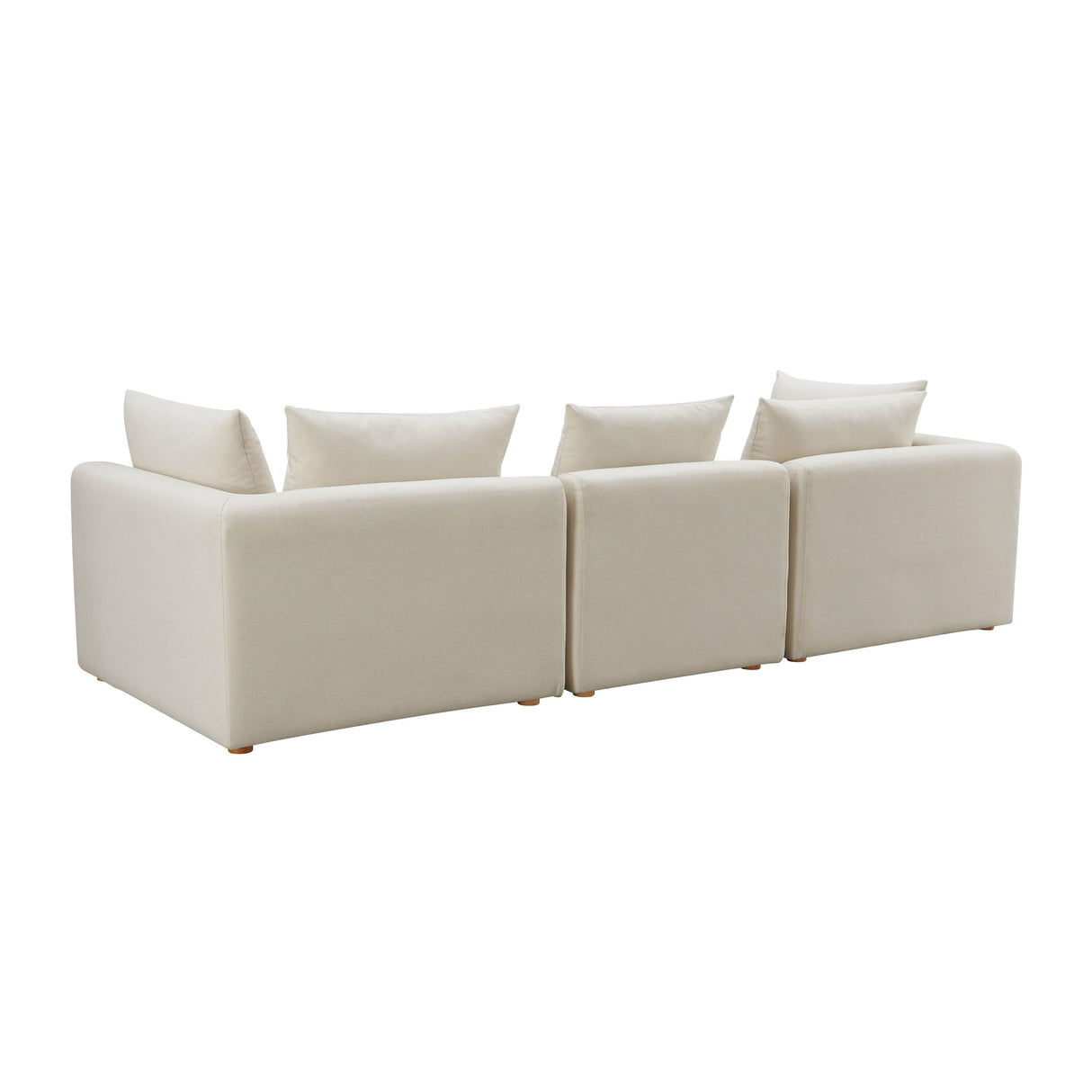 Hangover 112.5" Cream Performance Linen Sofa