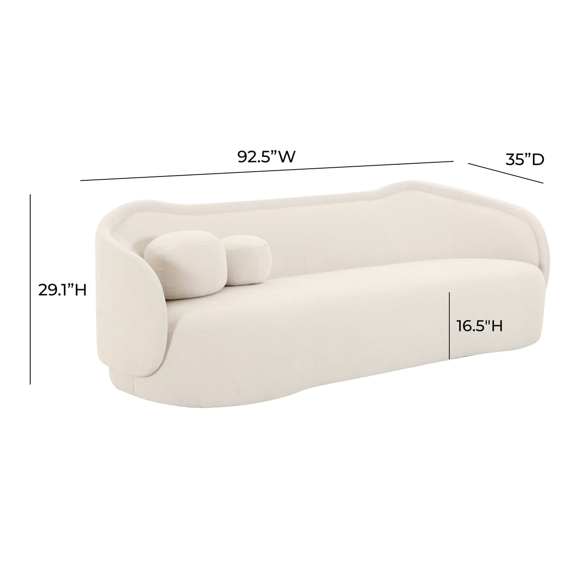 Circe 93" Sofa - View 11