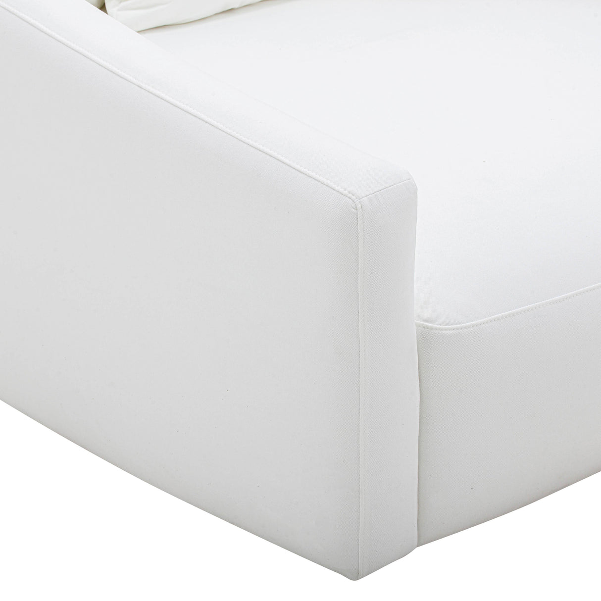 Hanim 54" Cream Performance Fabric Daybed