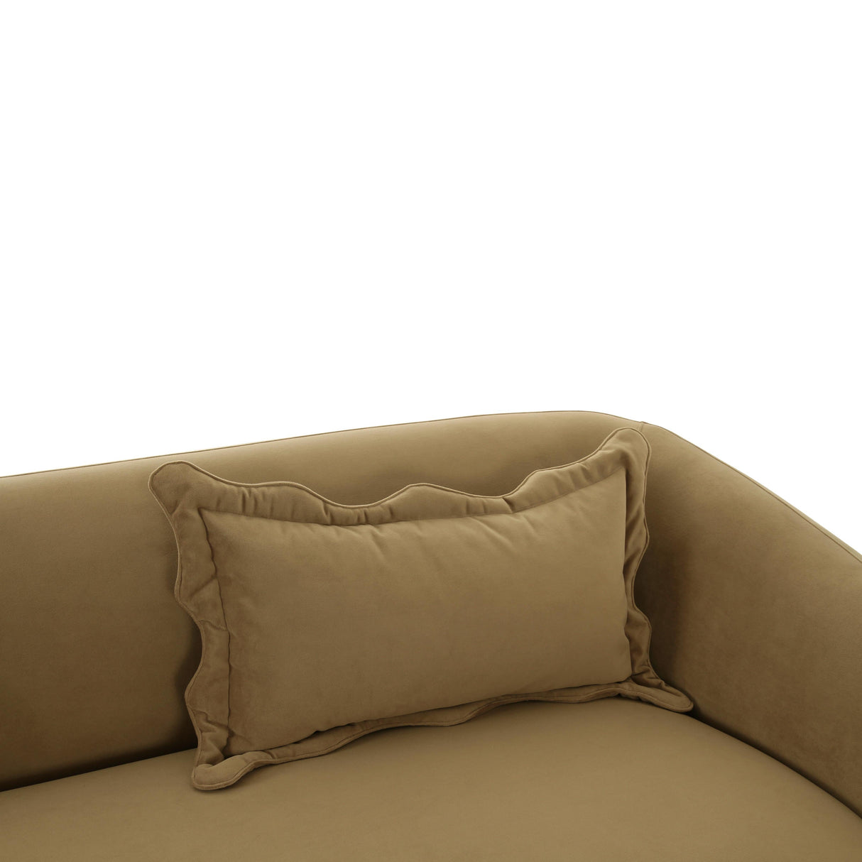 Lou 91" Cafe Au Lait Performance Velvet Sofa